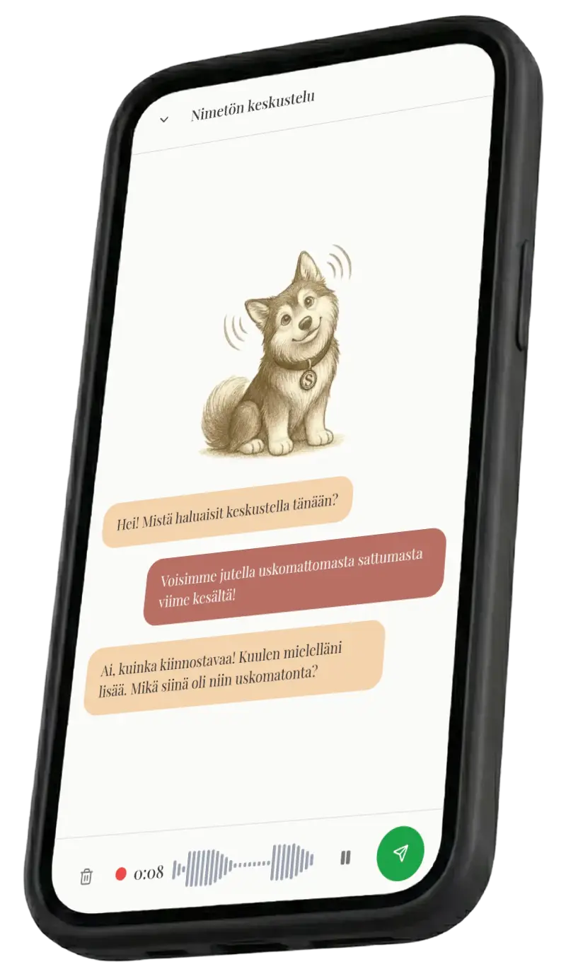 Sanota tallennusnäkymä