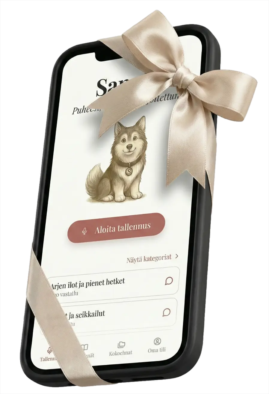 Sanota lahjakortti sovelluksessa